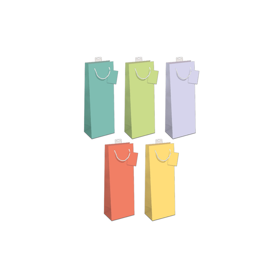 Geschenkverpackung, Geschenkbeutel, Papiertragetaschen, Farbenvielfalt, Colorierte Taschen