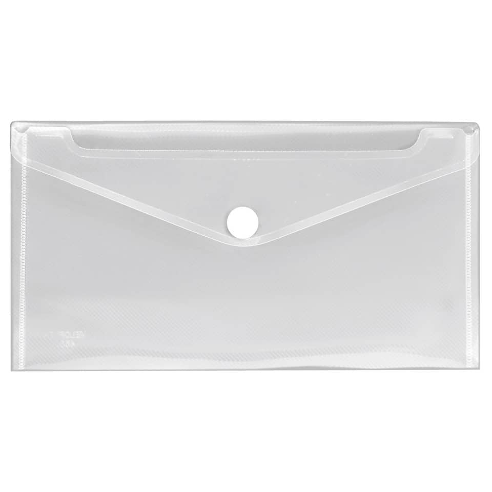 Pouch, Clutch, Clear, Plastic, Envelope
