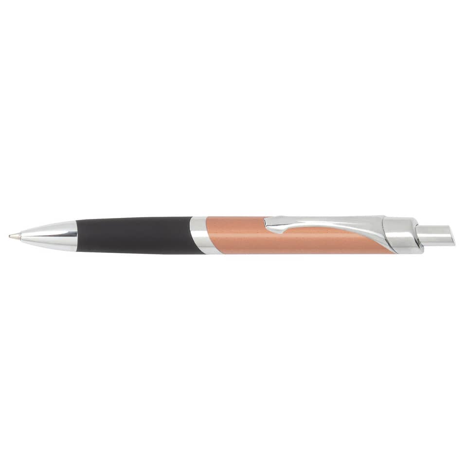Kugelschreiber, Schreibgerät, Kugelschreiber mit Metallclip, Gehäuse aus Kunststoff, Druckmechanik