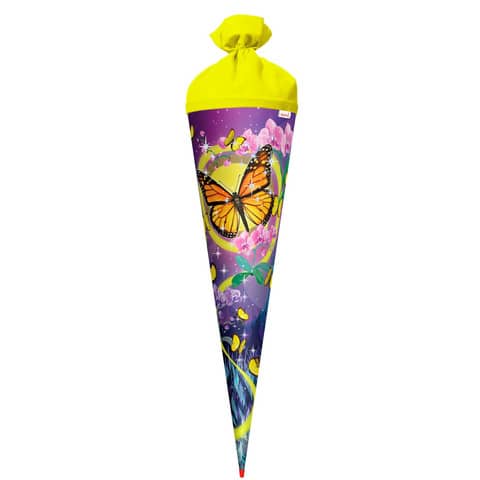 Schultüte, Schmetterling, 70cm, FIlzverschluss ROTH 677330