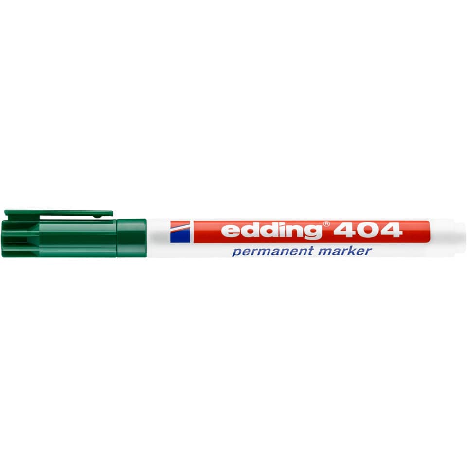Permanentmarker 404, Rundspitze, nachfüllbar, 0,75mm, grün EDDING 4-404004