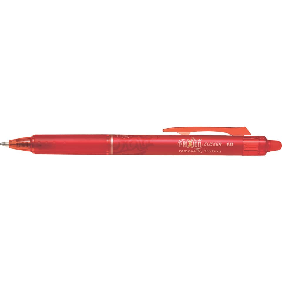 Kugelschreiber, Gelschreiber, Frixion, Klickpen, Rot