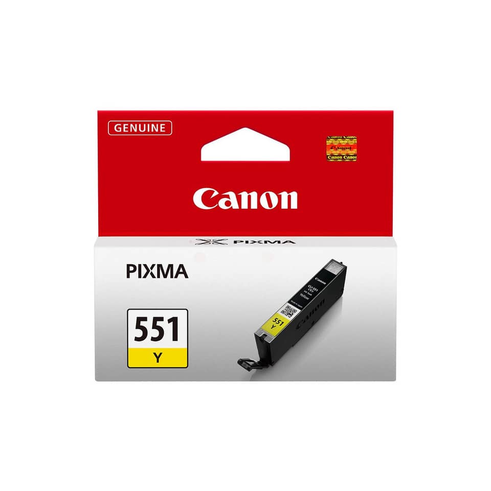 Tintenpatrone, Canon, 551, Y, Pigmenttinte