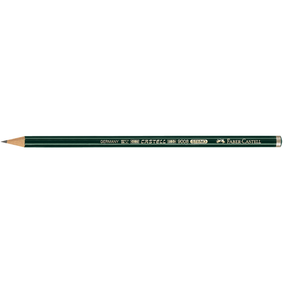 Bleistift, Holzbleistift, Grün, Rundholz, HB-Grade
