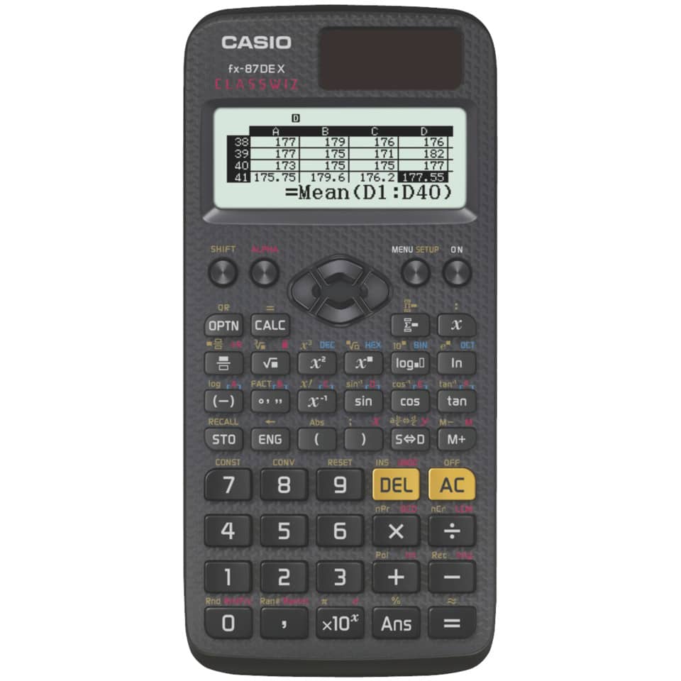 Taschenrechner, Casio, wissenschaftlicher Rechner, grafikdisplay, klassischer Taschenrechner