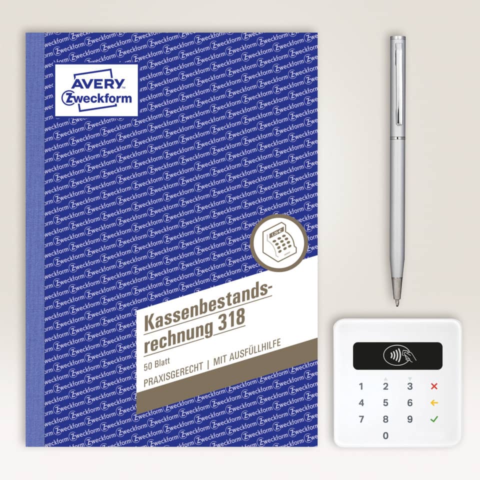 Kassenbuch, Schreibblock, 50 Blatt, Praktisch, Mit Ausfüllhilfe
