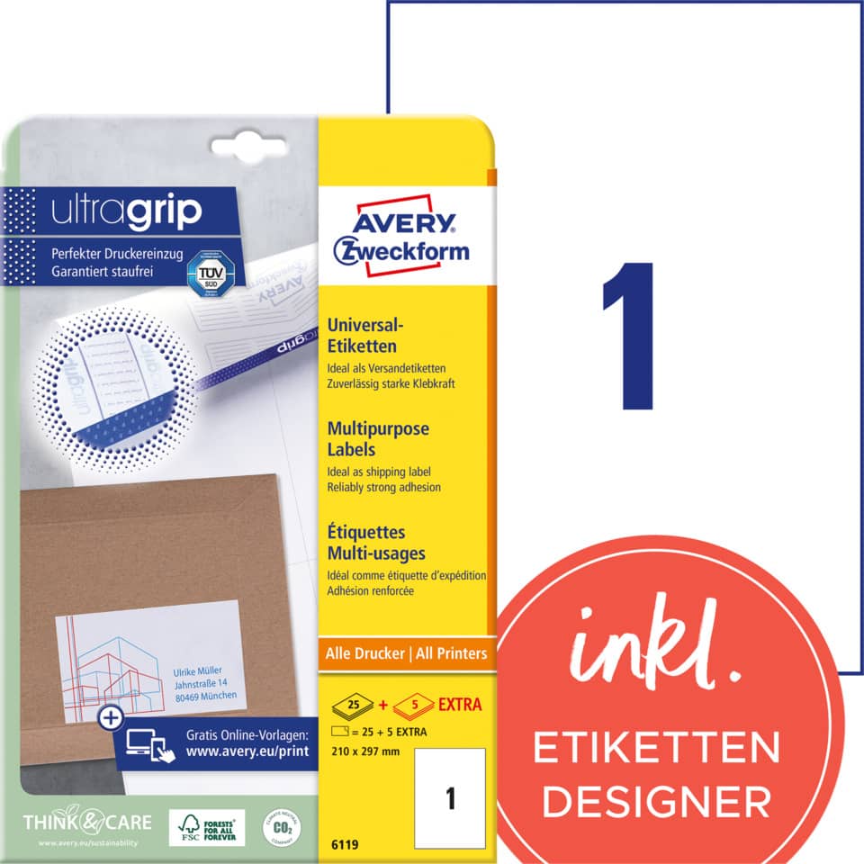 Etiketten, Universaletiketten, Label, Paketset, Aufkleber