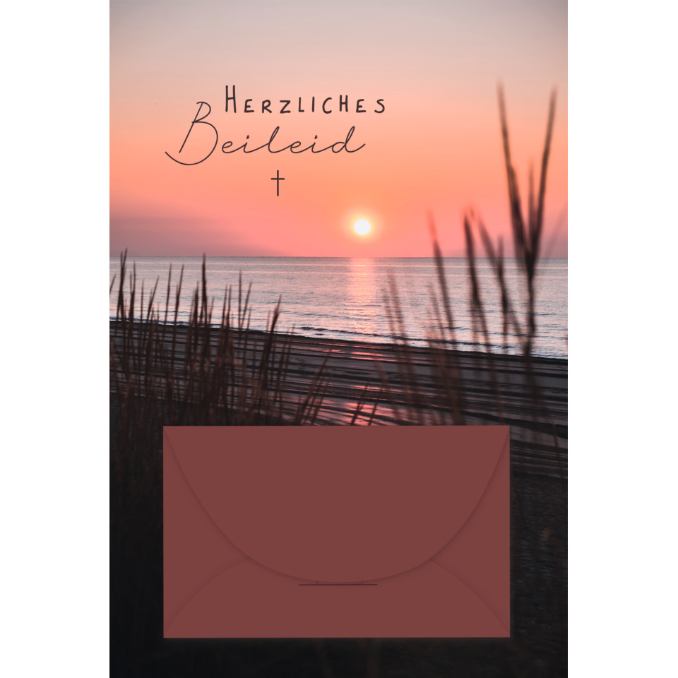 Abschied, Karte, Sommer, Meer, Envelope