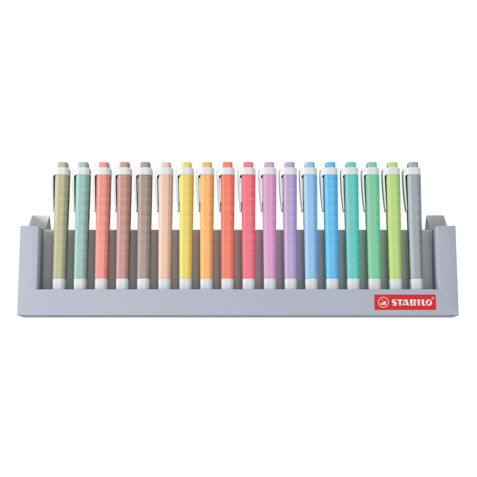 Marker, Filzstift, Kreidestifte, Mehrfarbige Stifte, Stabilo Lineal-Stifthalter