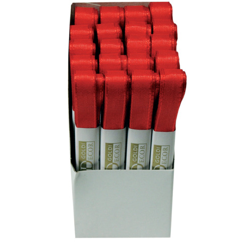Taftband, 10mmx3m, rot GOLDINA 14450100202003