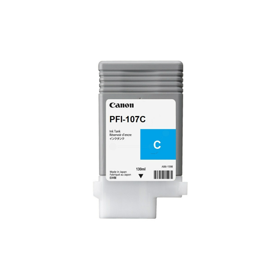 Tintenbehälter, Drucker_Tarbe, Canon_Tintenpatrone, PFI-107C, 120ml