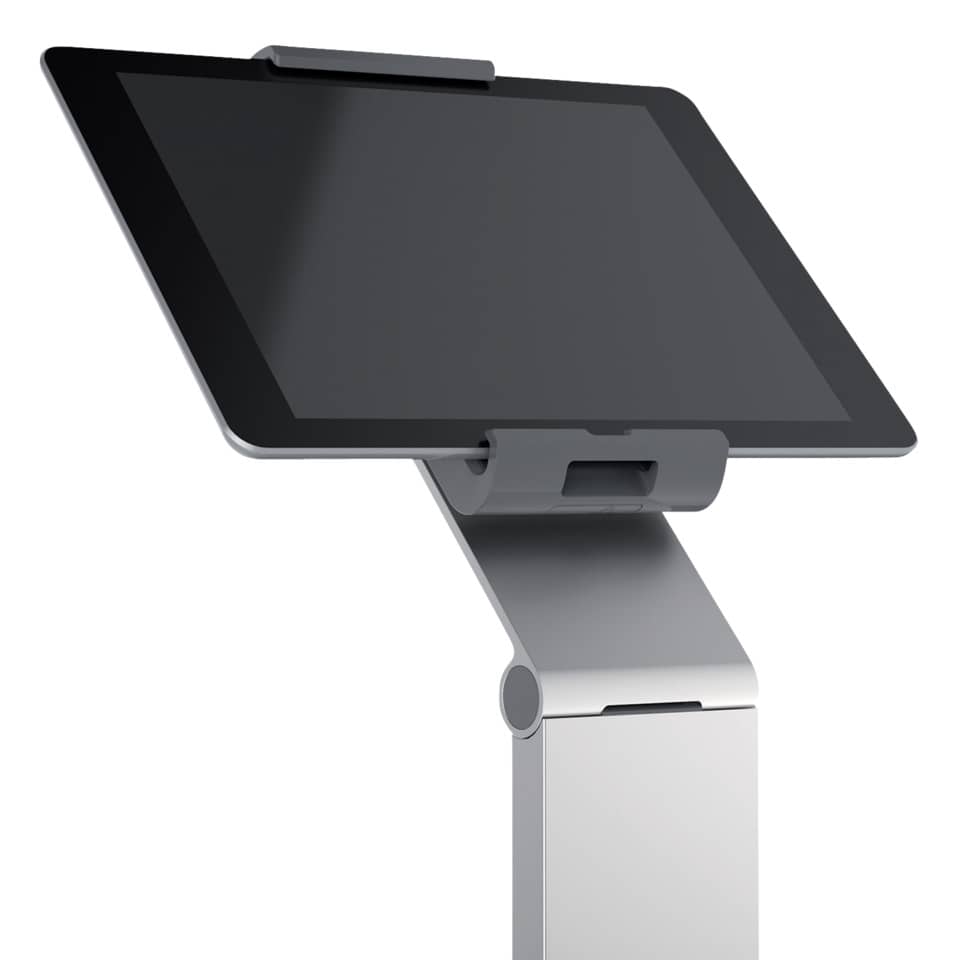 Tablet-Halterung, Stativhalterung, Tablethalterung, Metall, Grau