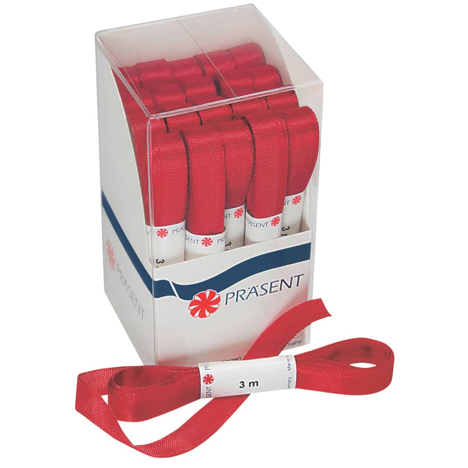 Rote Bänder, Klebeband, Sicherheitsband, Verpackungsband, 3 m Länge