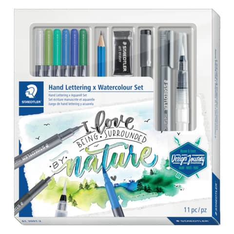 Schreibset Mixed Set Handlettering x Aquarell Set STAEDTLER 61 3001-2