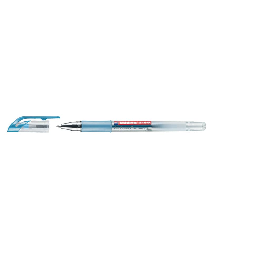 Gelstift, Gelschreiber, Blau, Transparenter Clip, Spitzenspitze