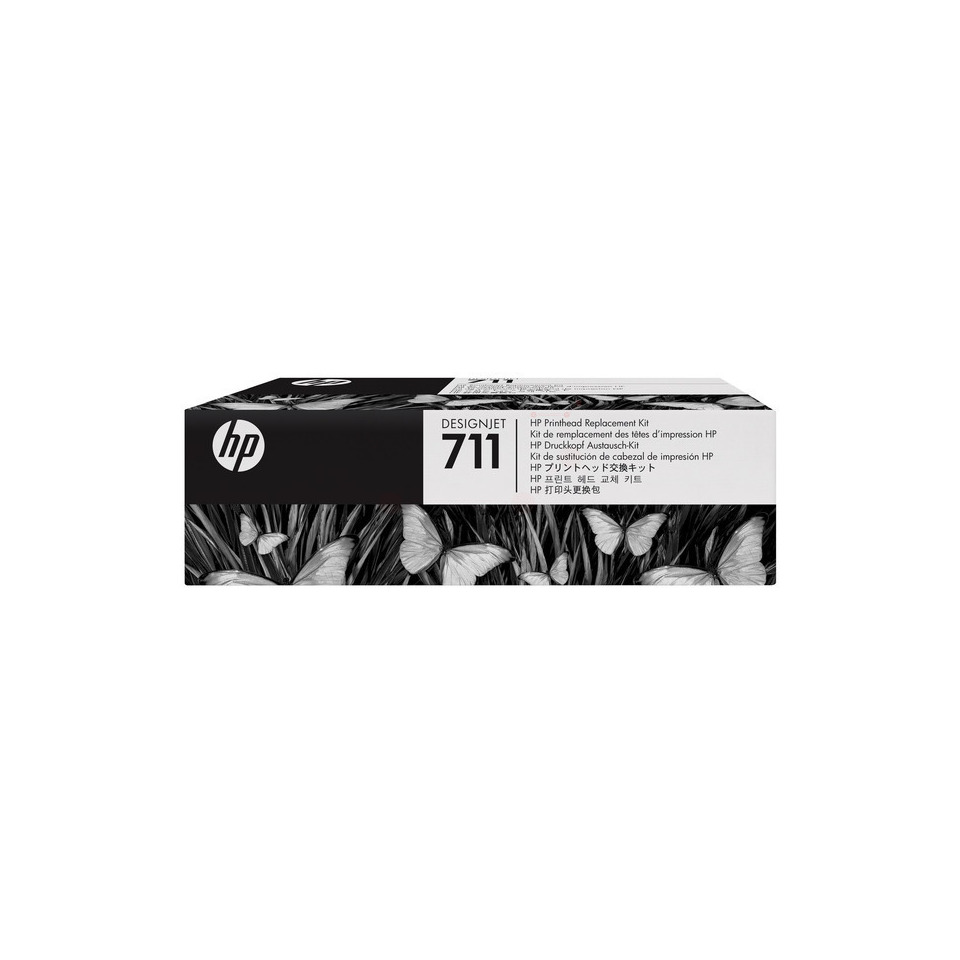 HP DesignJet 711, Tintenpatrone, Druckerzubehör, DesignJet, Schwarz-Weiß-Box