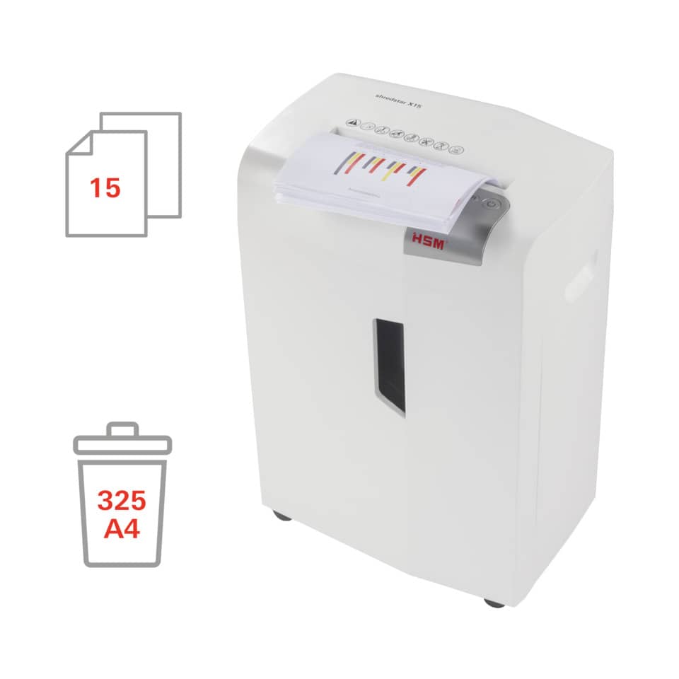 Papierschredder, Desktop Shredder, Größe A4, Kompakt, Papierausgabe