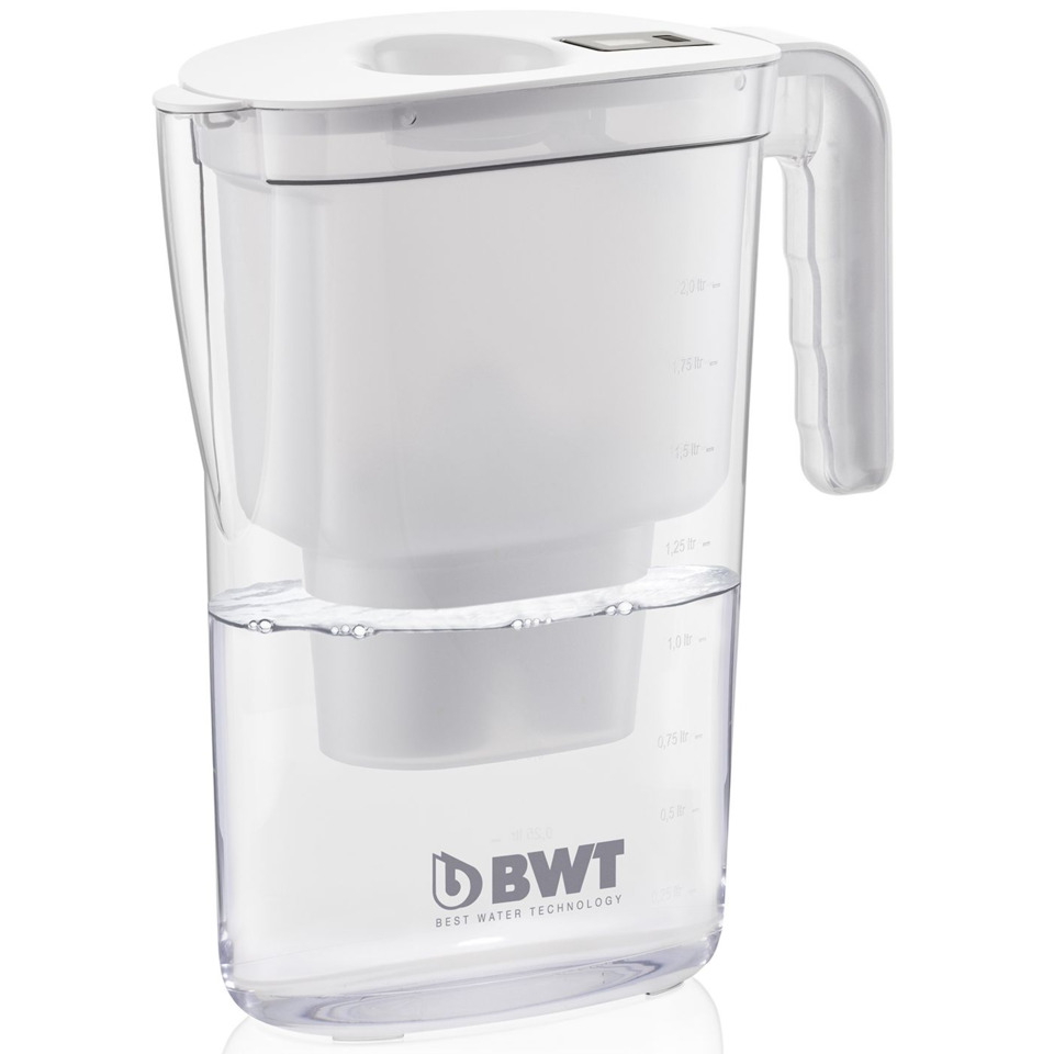 Wasserfilter, Wasserbehälter, Kannenfilter, Becher, 2,0 l