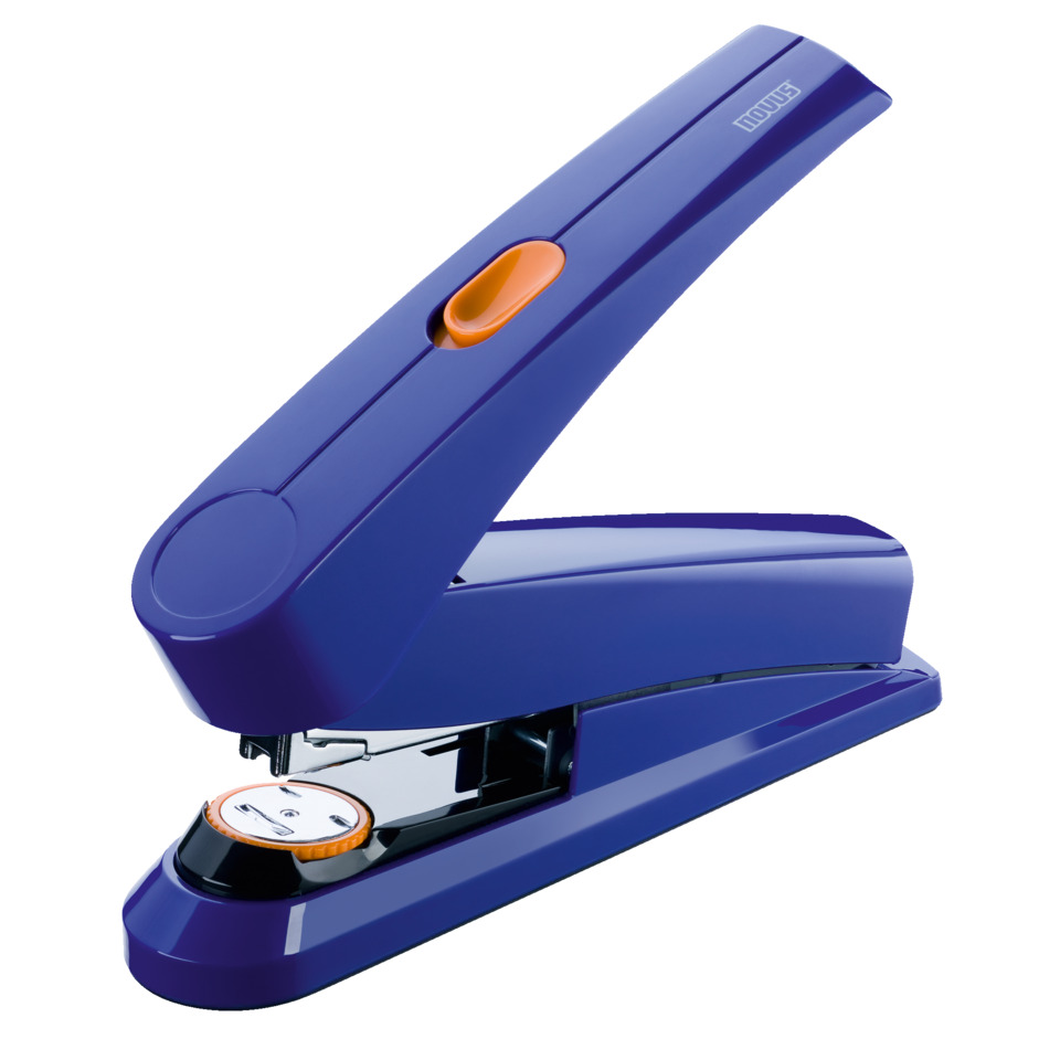 klebeklammer, hefter, stapler, mechanisch, orangeKnopf