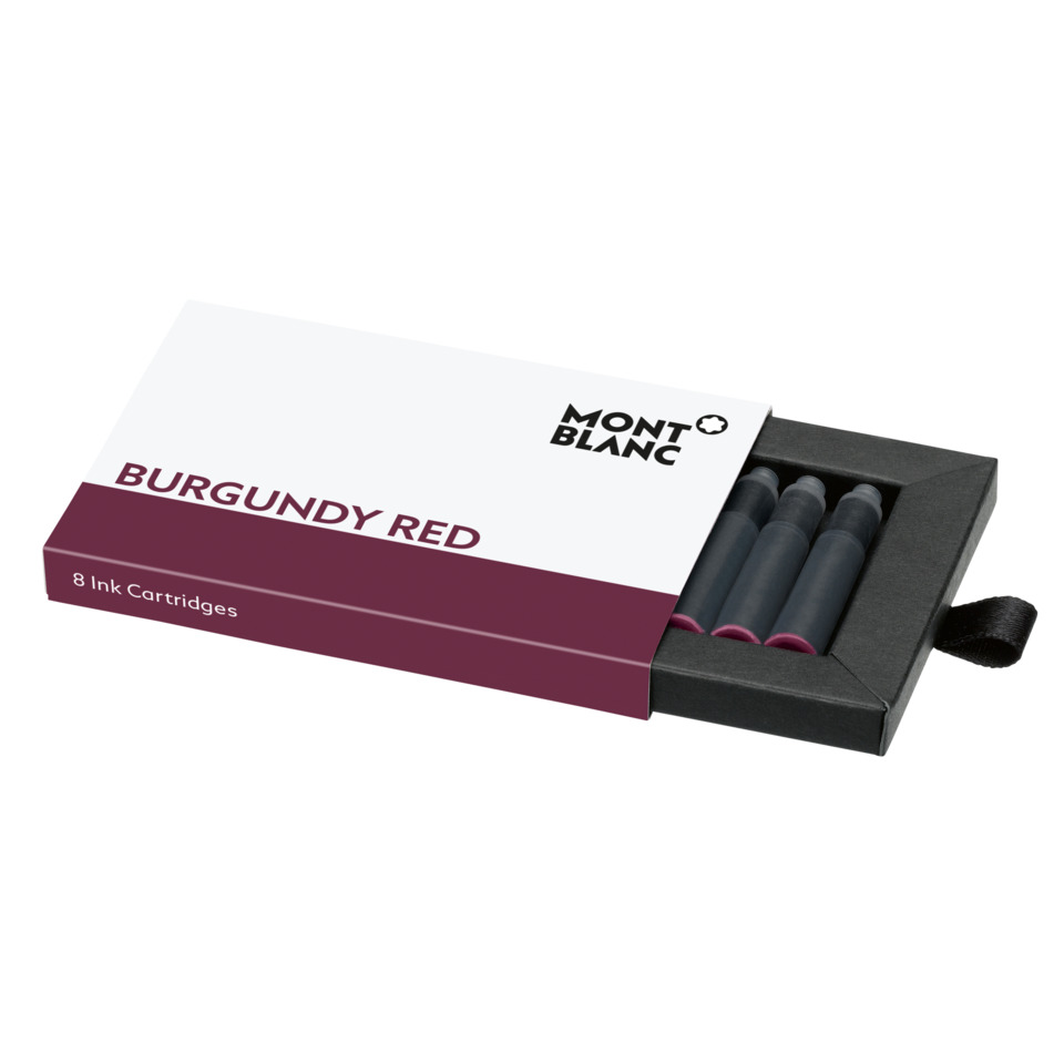 Tintenpatronen, Kartuschen, 8er Satz, Burgundy Red, Montblanc
