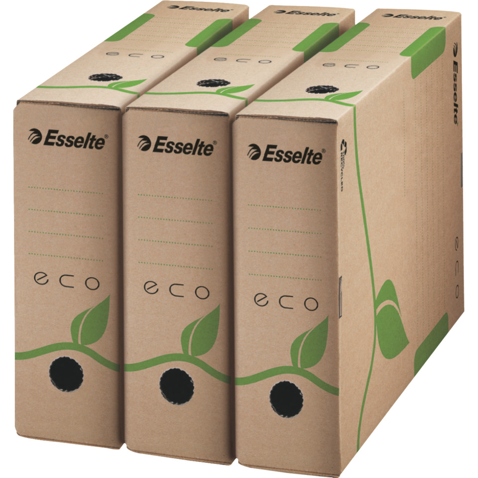 Kartons, Umweltfreundlich, Viereckige Kartonverpackung, Ecoline, Esselte Eco