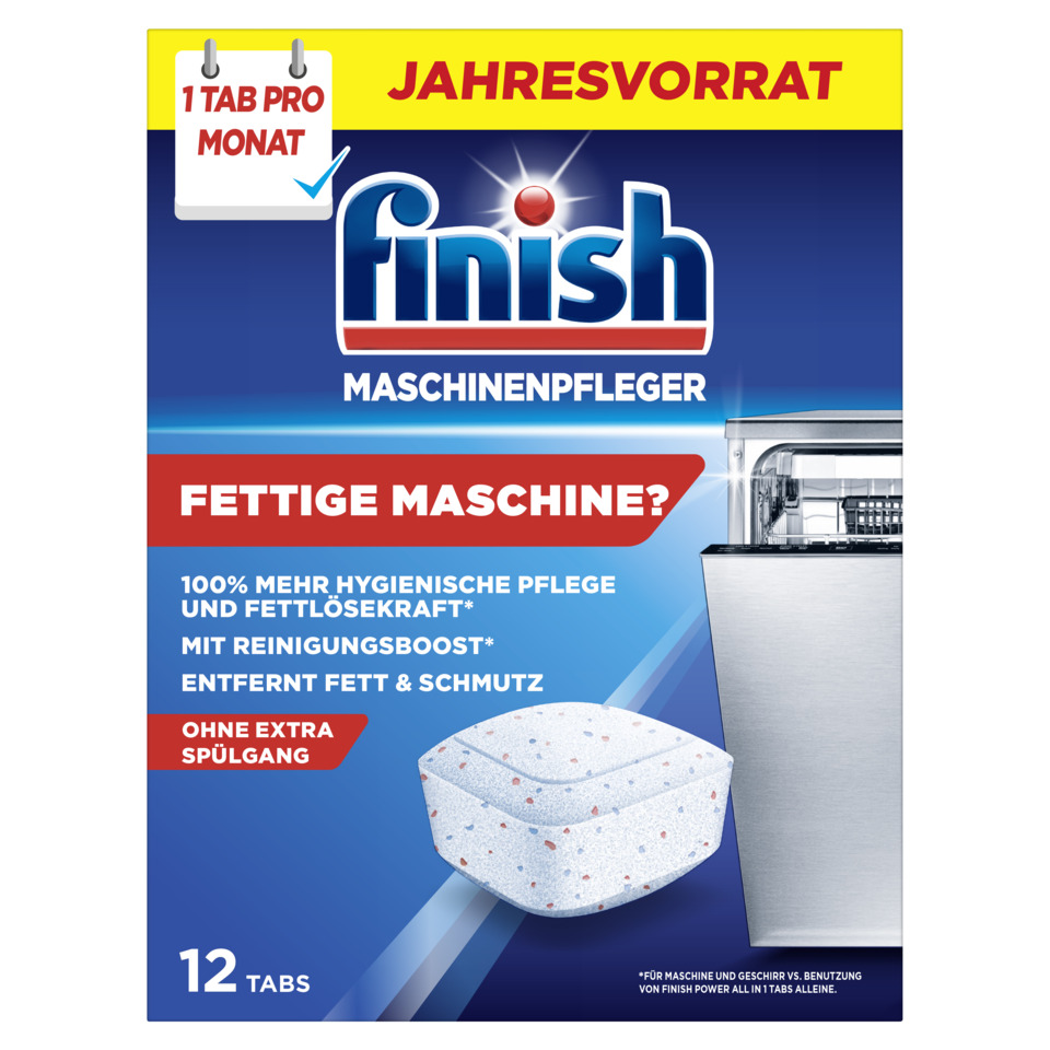 Reinigungsmittel, Maschinenpflege, Spülmaschine, Wartung, Tabs