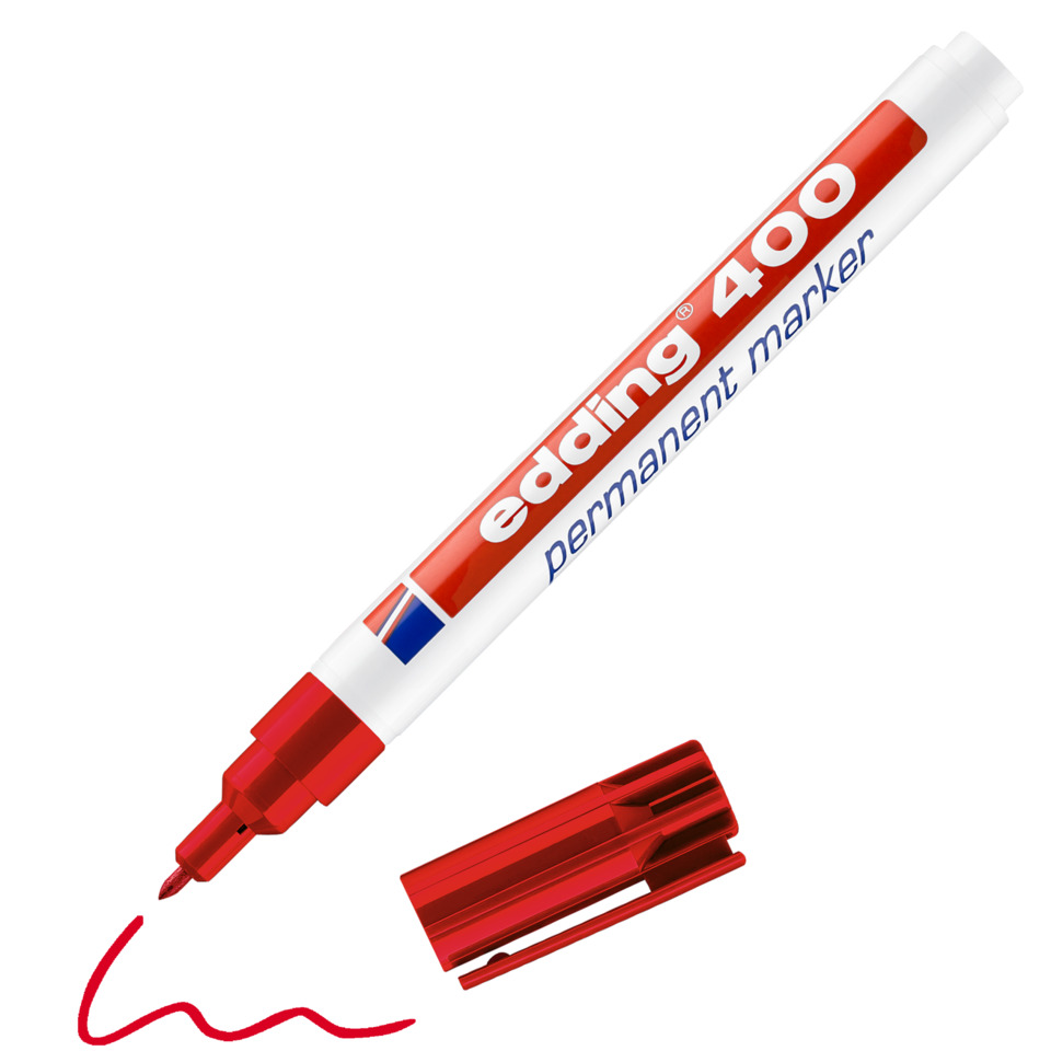 Permanent marker, roter Marker, zeichner, Stift, Marker Spitze