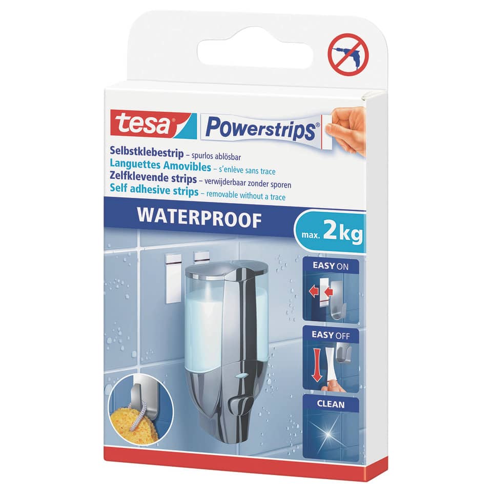 Selbstkleb strips, Wasserdicht, 2 kg, Powerstrips, Wandhaken