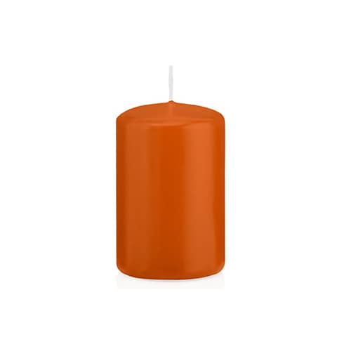 Stumpenkerze, 80x50mm, aprikose  618308.089