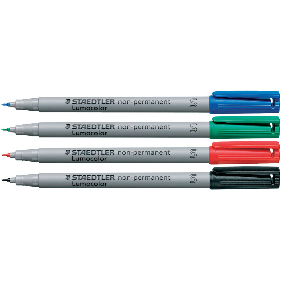 Lackstift, Kugelschreiber, Lumocolor, Marker, S‑Spitze