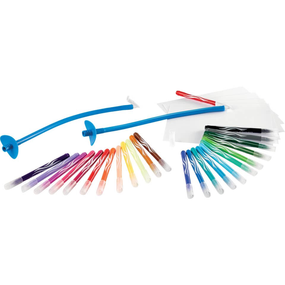 Farbstifte, Stiftenset, Farbenvielfalt, Nadel-Entnahmesystem, Spitzenset