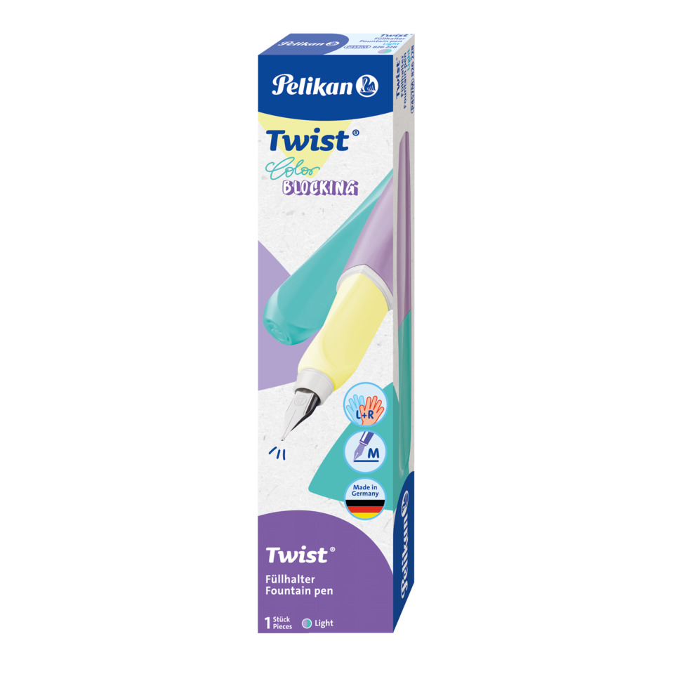 Twist Stift, Füllfederhalter, Color Blocking, Nib Nadel, Made in Germany