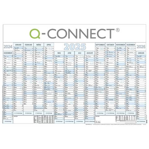 Wandplaner XL 2026, 100 x 70 cm, 14M/1S Q-CONNECT 665796