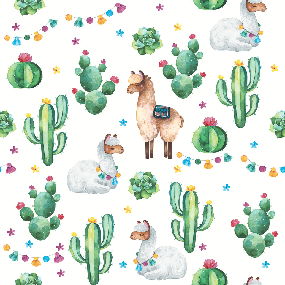 Motivserviette Lamas, 33 x 33 cm, 3-lagig, 20 Stück PAPER+DESIGN 209952