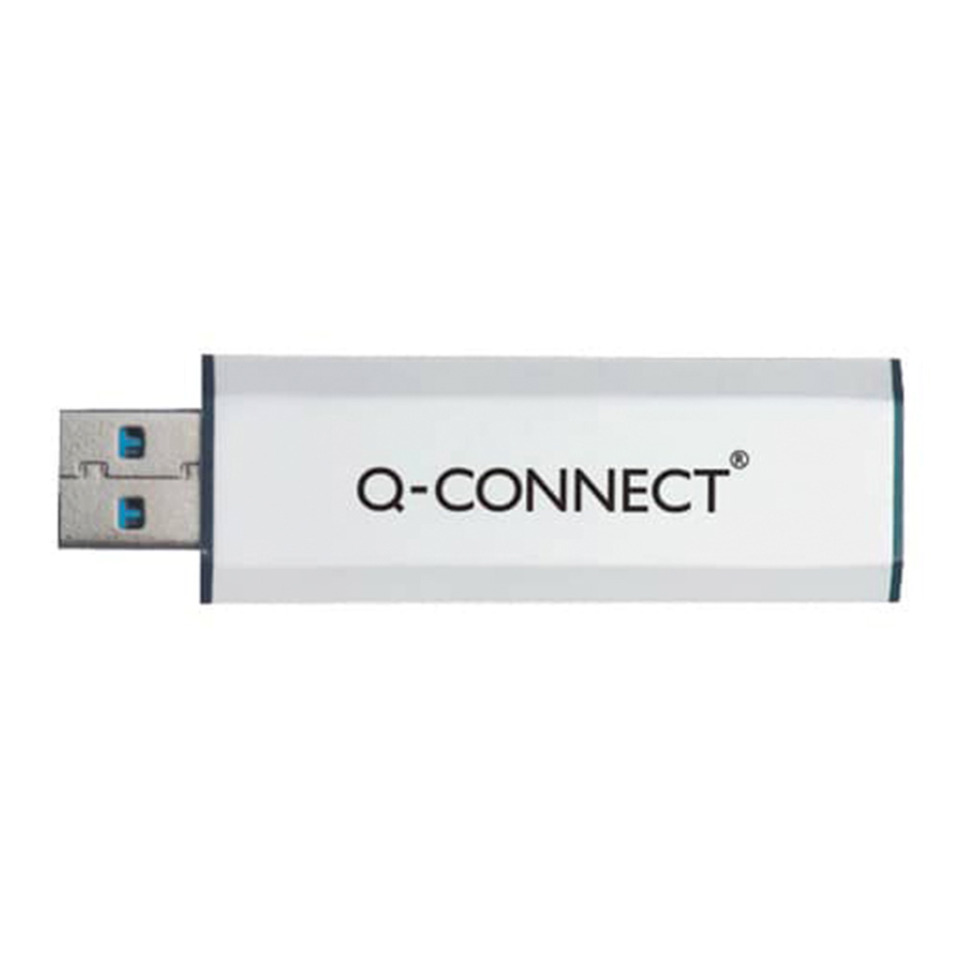 usb, usb-stick, flash drive, q-connect, metal