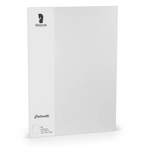 Blatt Coloretti, A4, 80g/m², 10 Stück, hellgrau COLORETTI 220701511