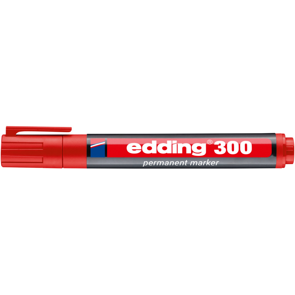 Permanentmarker, Marker, Rot, Stift, Eding 300