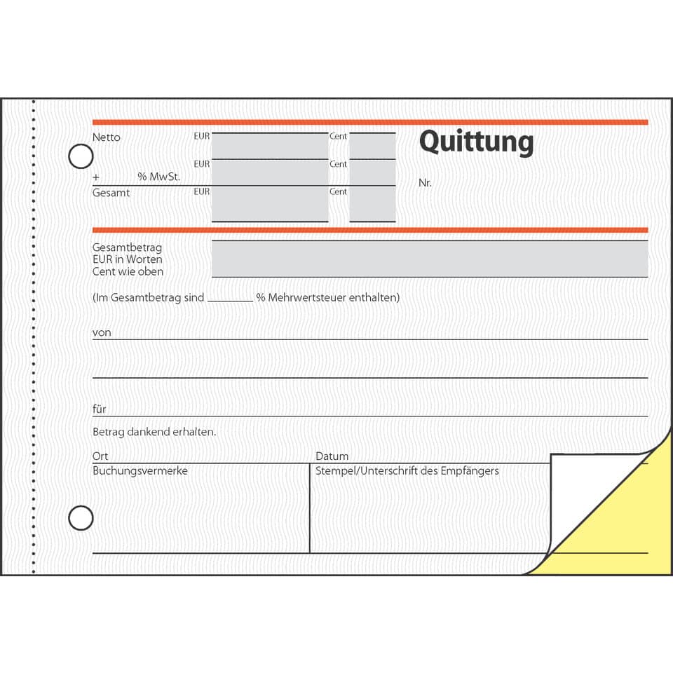 Quittung, Kassenbeleg, Rechnung, Unterschrift, Sticker