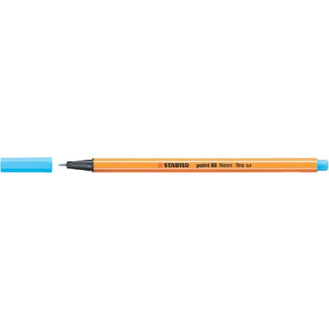 Fineliner point 88®, 0,4 mm, neonblau STABILO 88/031