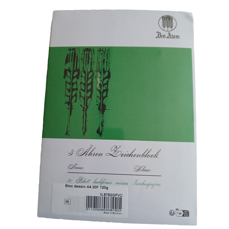A4 paper, Kopierpapier, Grün Box, Laub-Design, Reihe Leinenblock