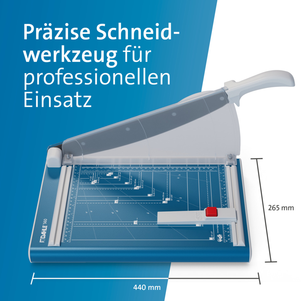 Zuschneider, Schneidemaschine, Papierschneider, Metallbasis, Blau
