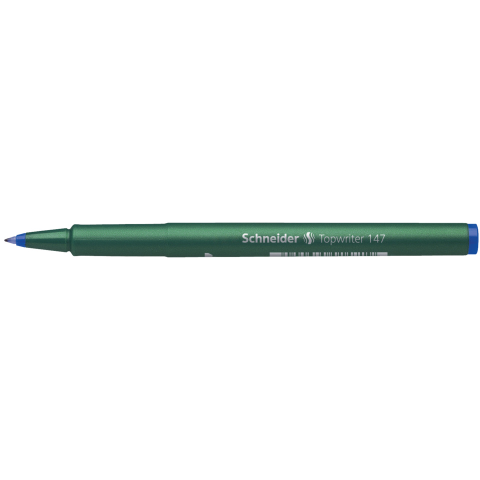 Kunststoffstift, Filzstift, Grün, Schneidekappe, Topwriter 147