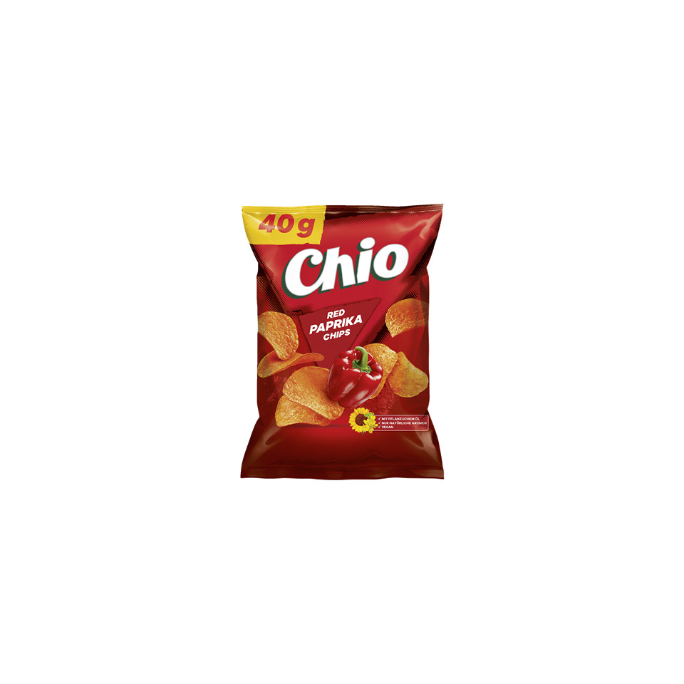 Chips, Rote Paprika, Snack, Kartoffelchips, Chio