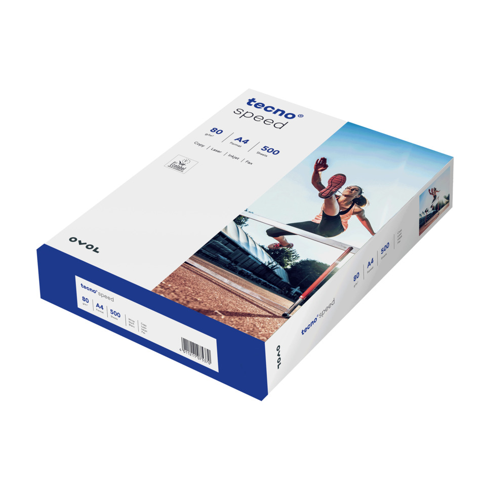 A4-Papier, 80 g/m², Nachfüllpack, Kopierpapier, 500 Blatt