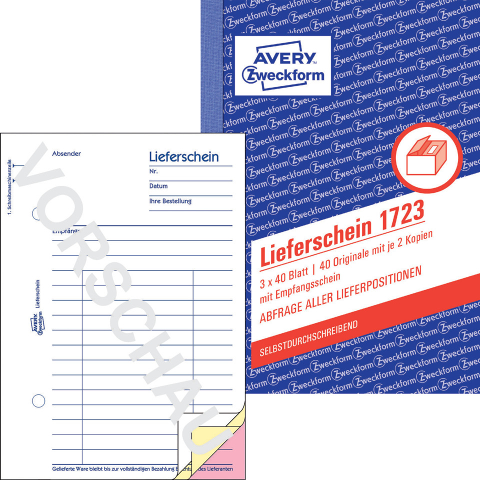 Lieferschein, Beleg, Kartonage, Papiervordruck, Label
