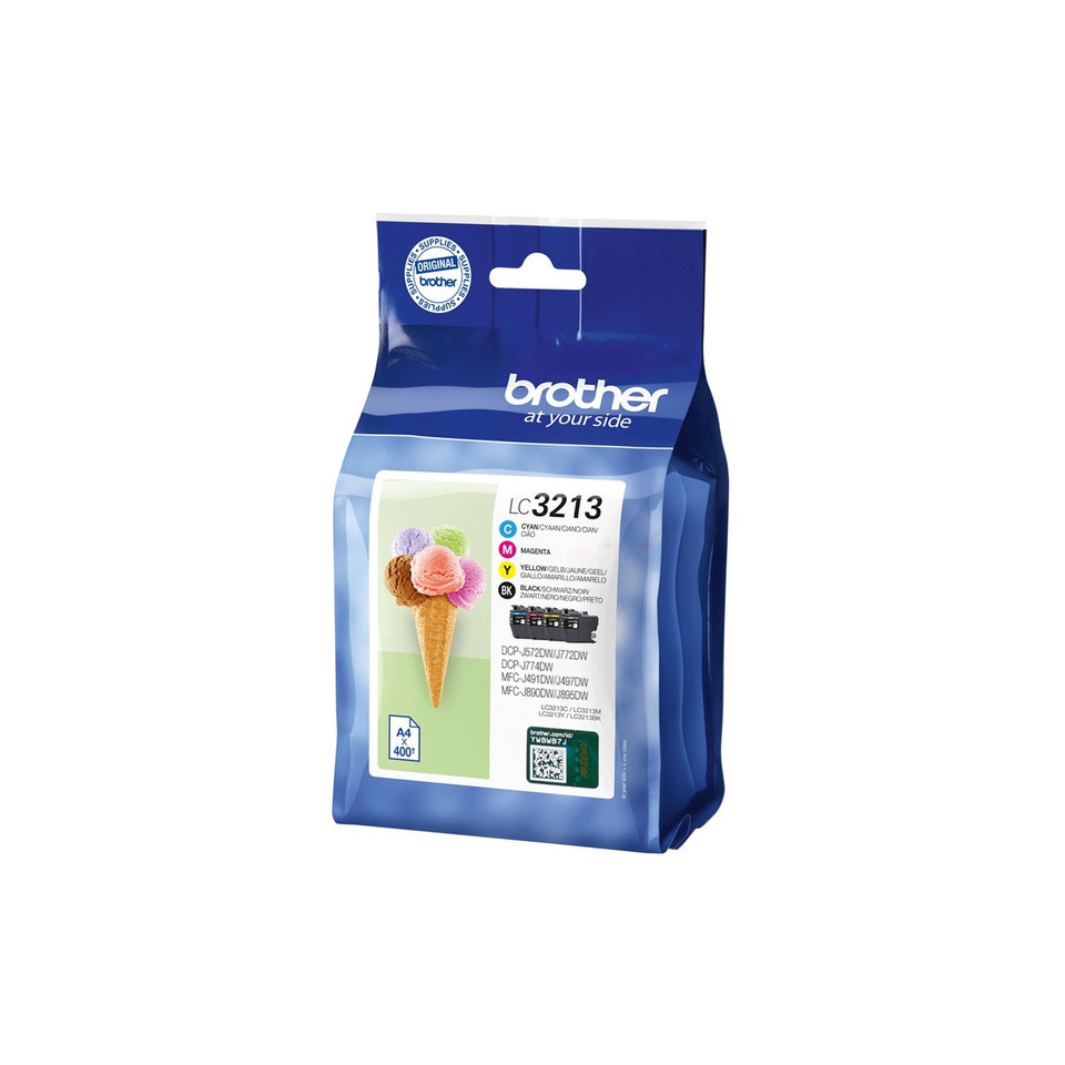 Tintenpatrone, LC3213, Brother, Tintenpatrone, Farben