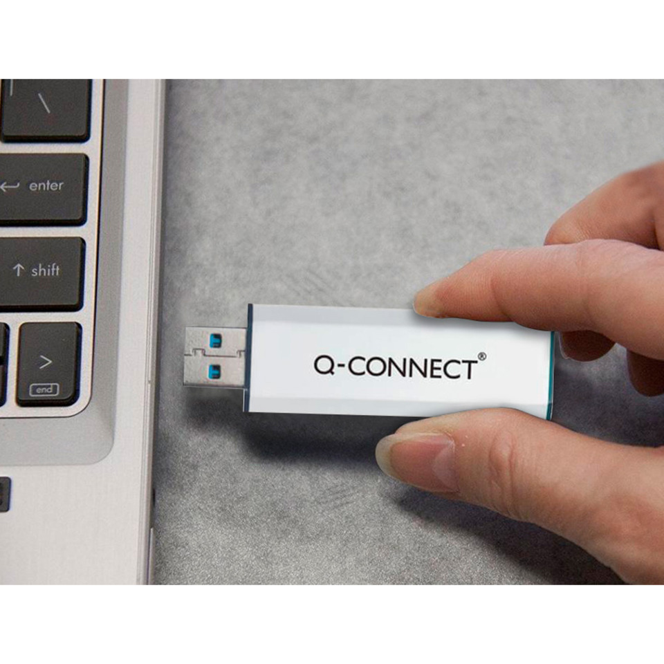 USB-Adapter, Q-Connect, USB-Stick, Plug-in, Laptop