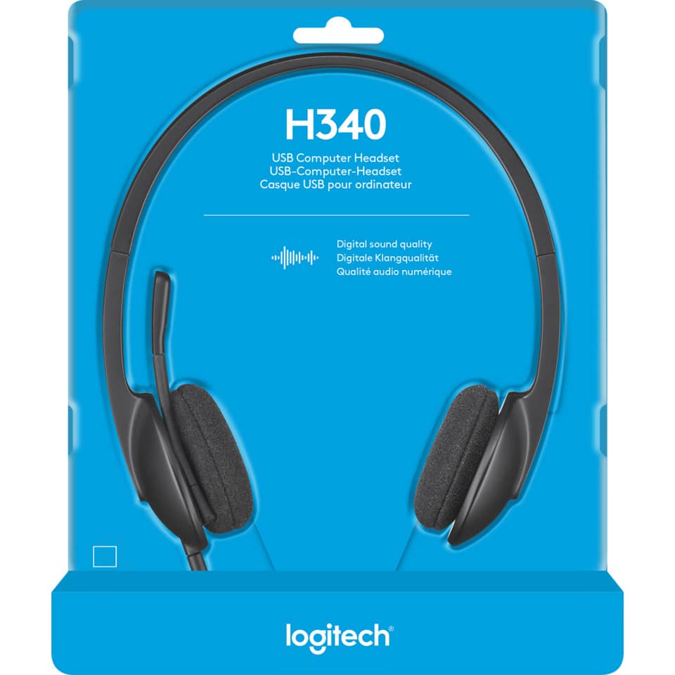 Kopfhörer, Headset, USB, Over-Ear, Gehäuse schwarz