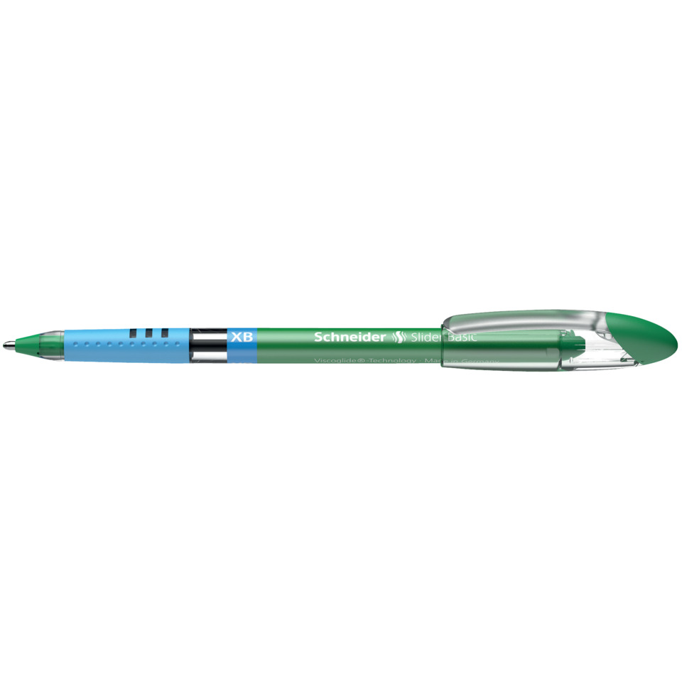 Kugelschreiber, Schreibgerät, Gelklick, Schraubkappe, Schriftfarbe-Grün