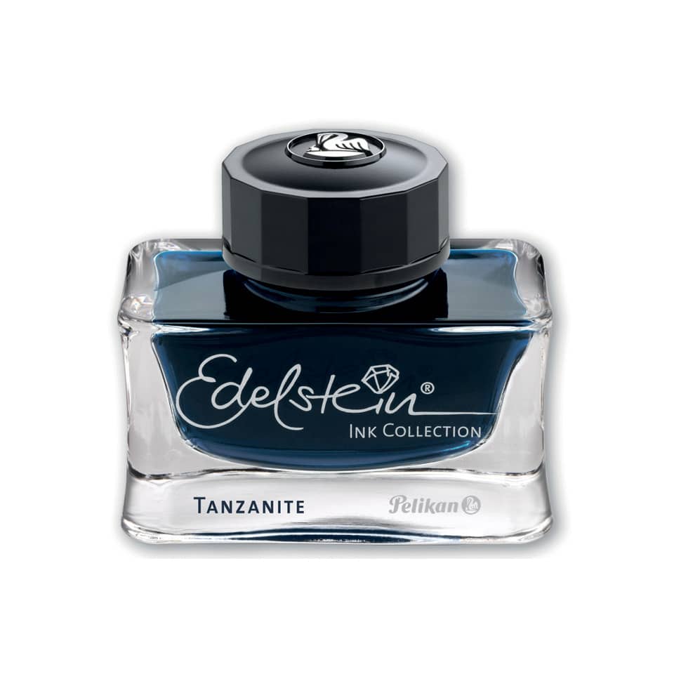 Tintenflasche, Tintenfässchen, Dunkelblau, Ink Collection, Tanzanite